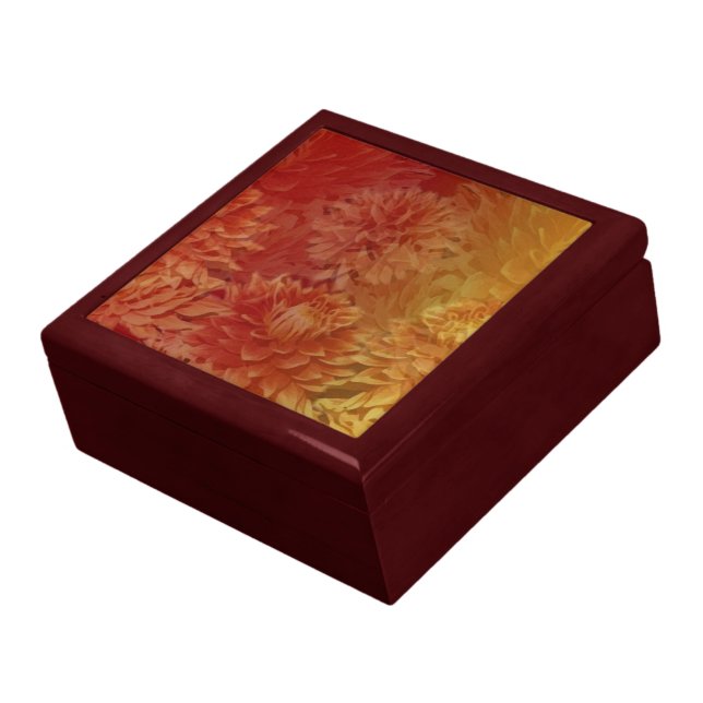Golden Fall Floral Gift Box (Side)