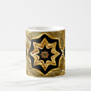 Golden fantasy coffee mug