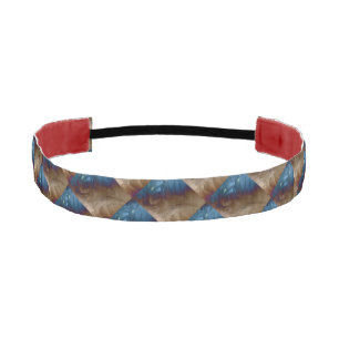 Golden Feathers Athletic Headband