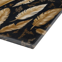 Golden Feathers Prosperity Cutting Board