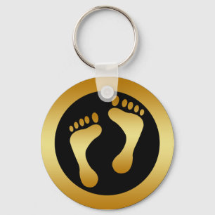 GOLDEN FEET KEYCHAIN
