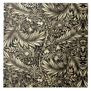 Golden Fern Ceramic Tile