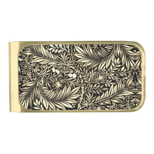 Golden Fern Gold Finish Money Clip