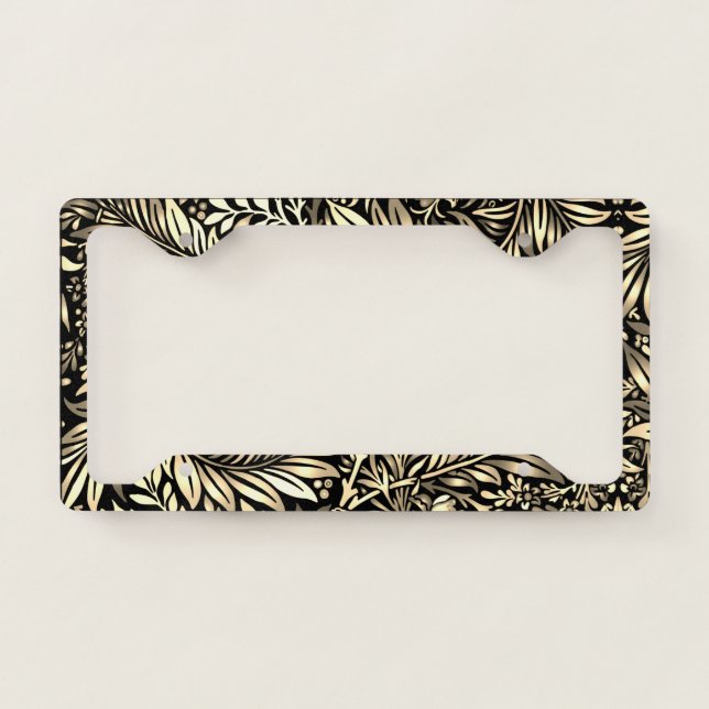 Golden Fern  License Plate Frame (Front)