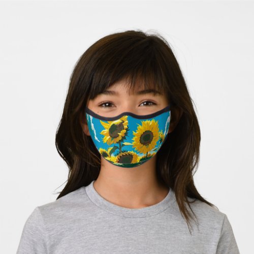 Golden fields of Ukraine Premium Face Mask