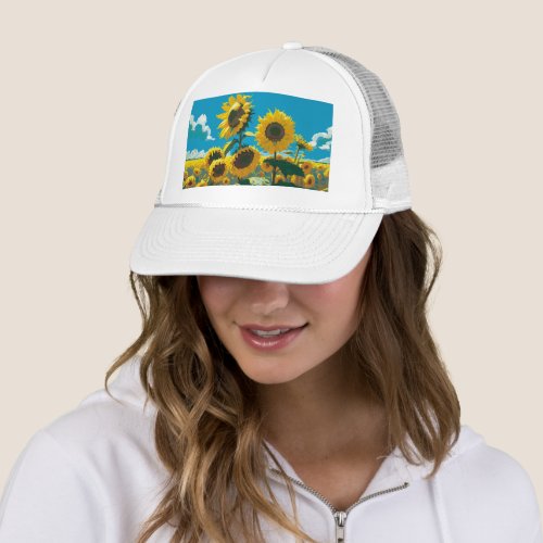 Golden fields of Ukraine Trucker Hat