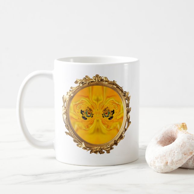 Golden Fish Coffee Mug (With Donut)