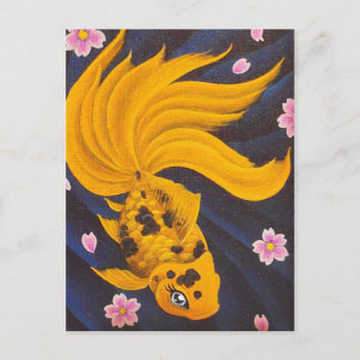 Golden Fishie Postcard