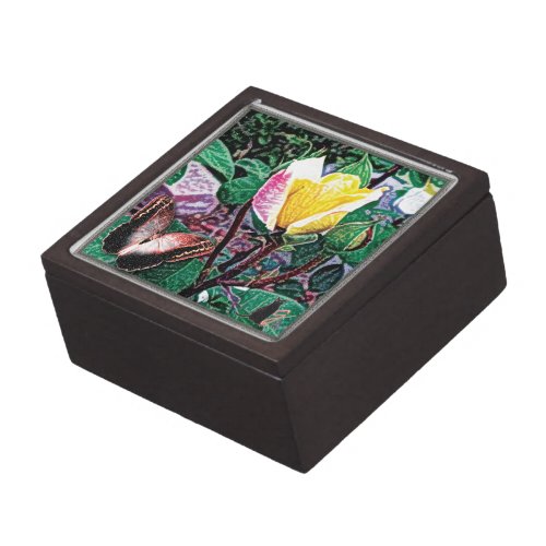 Golden Flame Jewelry Box