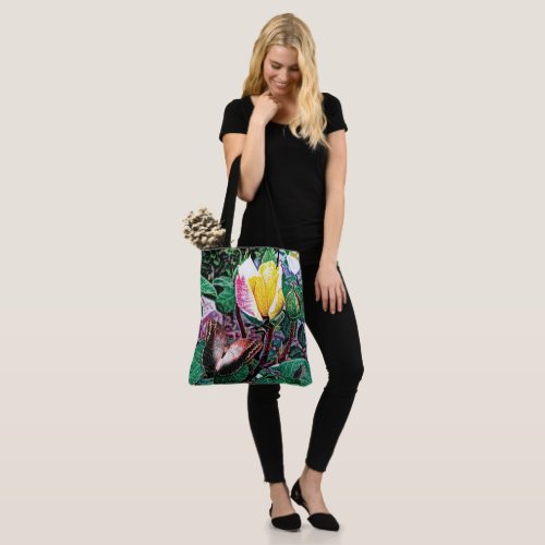 Golden Flame Tote Bag