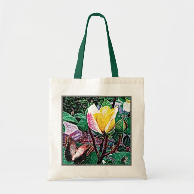 Golden Flame Tote Bag (Front)