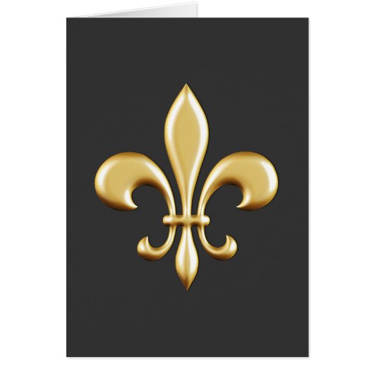 Golden Fleur De Lis Cards (Front)