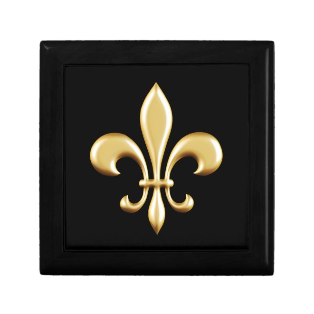 Golden Fleur De Lis Gift Box (Front)