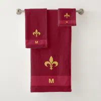 Fleur de best sale lis bath towels