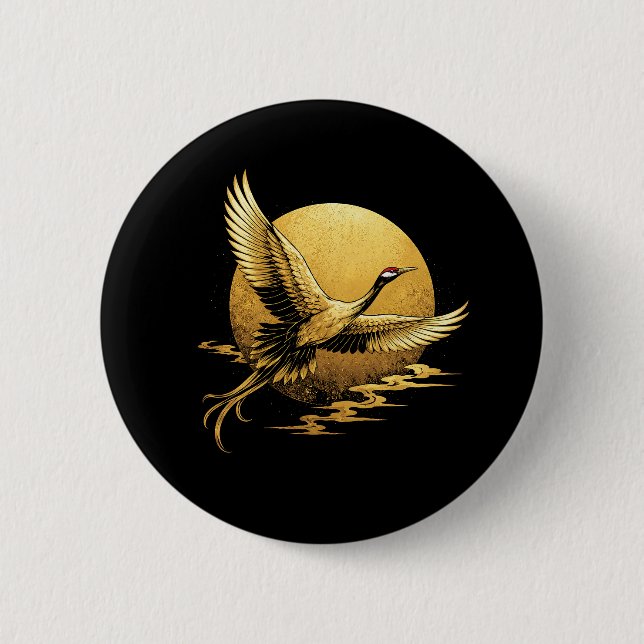 Golden Flight Button (Front)