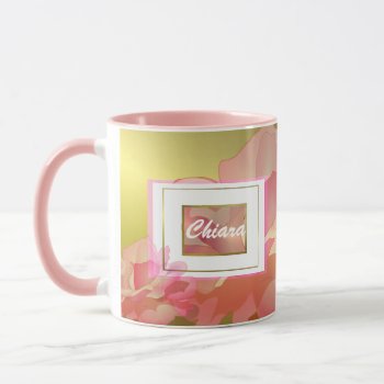 Golden Floral Coffee Mug  For Women Mug by myMegaStore at Zazzle