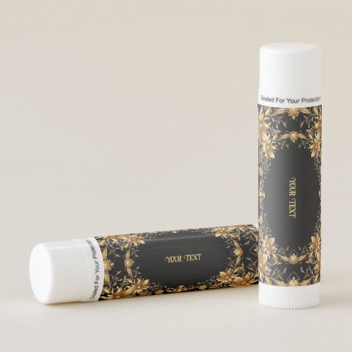 Golden Floral Lip Balm