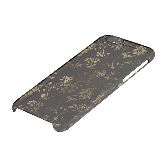 Golden floral uncommon iPhone case (Bottom)
