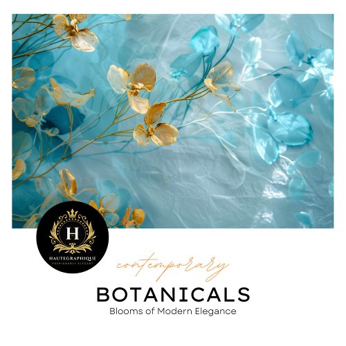 Golden Floral Whisper Tissue Paper