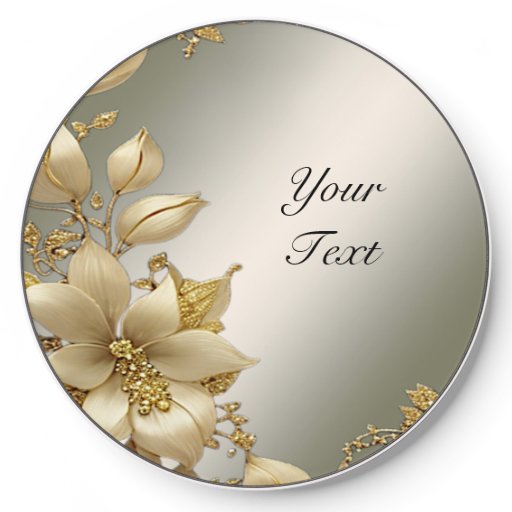 Golden Floral Wireless Charger