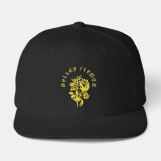 Golden Flower – Embroidered-Style Luxury Design Visor