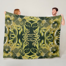 golden, flower, fantasy, elegant, pattern, subtle,