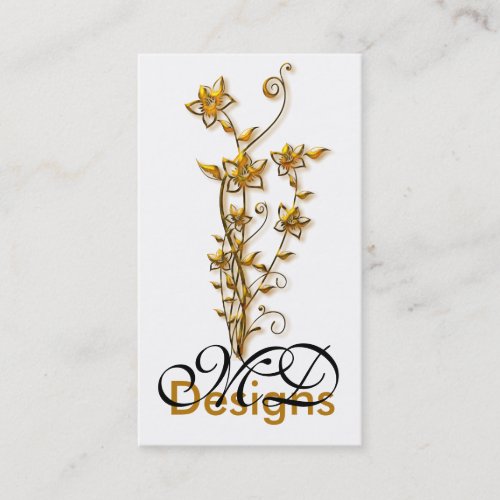 Golden Flower Graphic Design :: Business Card