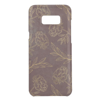 Golden flower mobile case