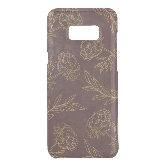 Golden flower mobile case (Back)