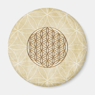 Golden Flower of Life Magnet