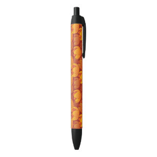 Golden Flower Pattern Pen