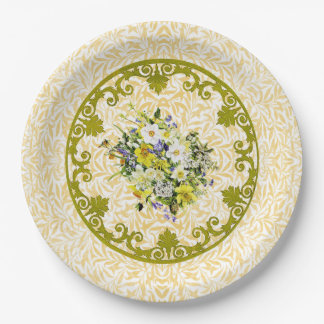 Golden Flower Plate