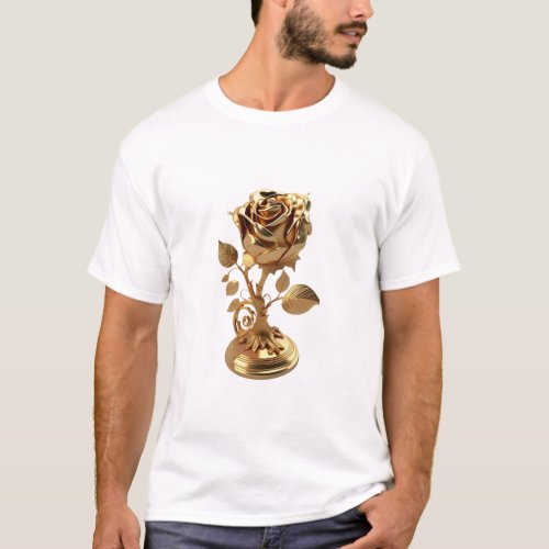 Golden flower  T_Shirt