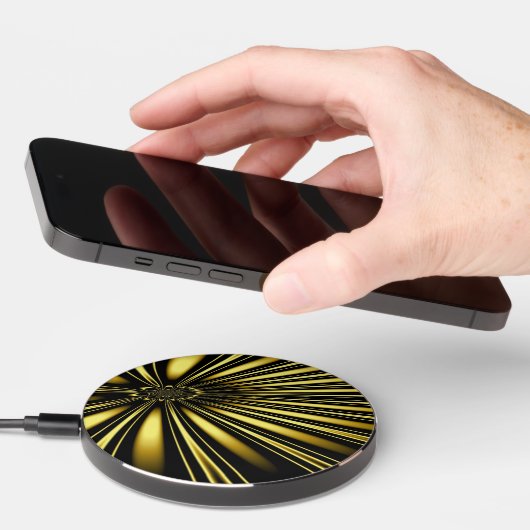 Golden Flower Wireless Charger (Hand)
