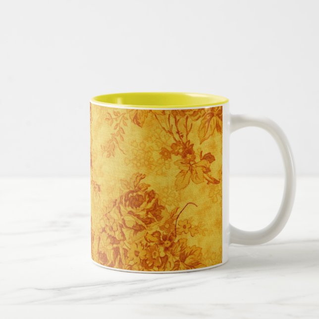 Golden Flowers Mug (Right)