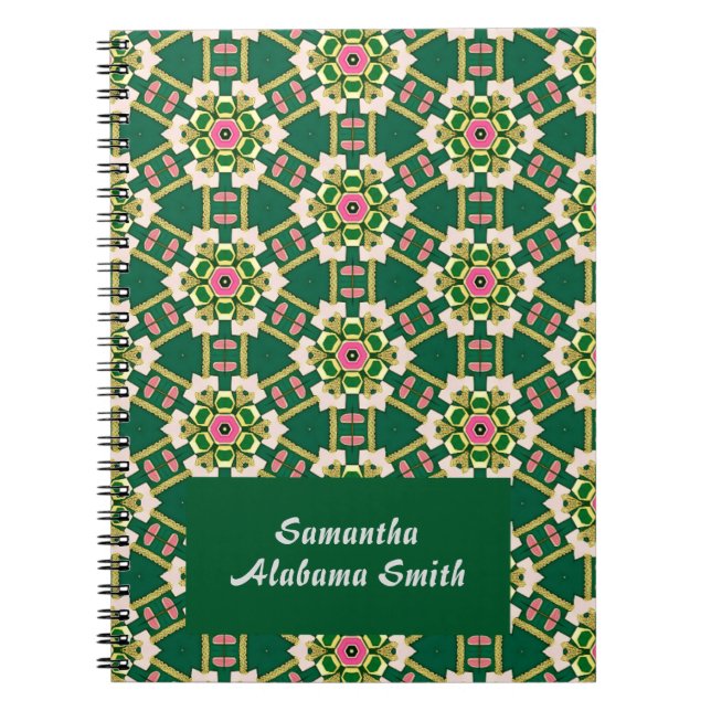 Golden Flowers Notebook (Front)