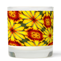 Golden Flowers Pattern