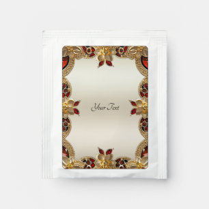 Golden Flowers Red Gemstone Tea Bag Drink Mix