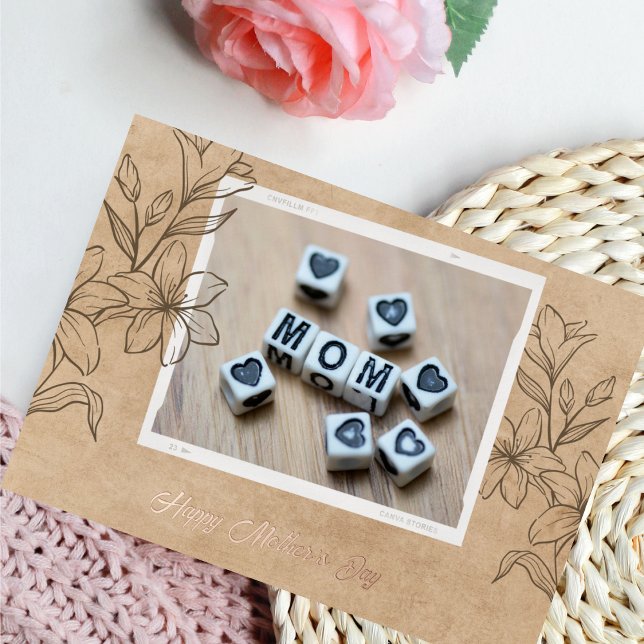 Golden Foil Happy Mother's Day Greeting Card (Creator Uploaded)