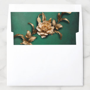 Golden foliage envelope liner