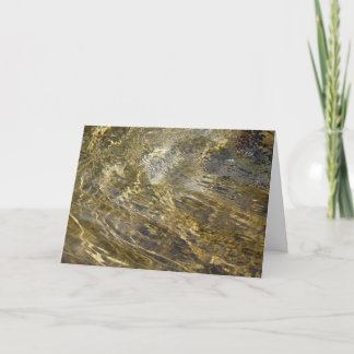 Golden Fountain Water Card