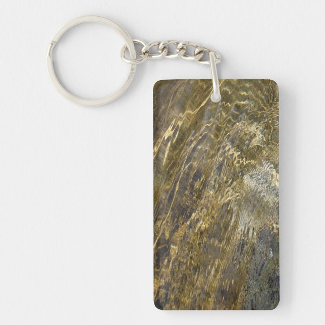 Golden Fountain Water Keychain (Front)