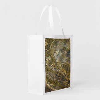 Golden Fountain Water Reusable Grocery Bag