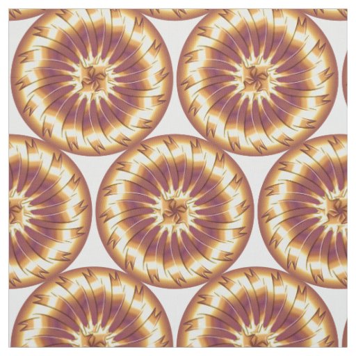 Golden fractal element. fabric