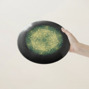 Golden Fractal Frisbee