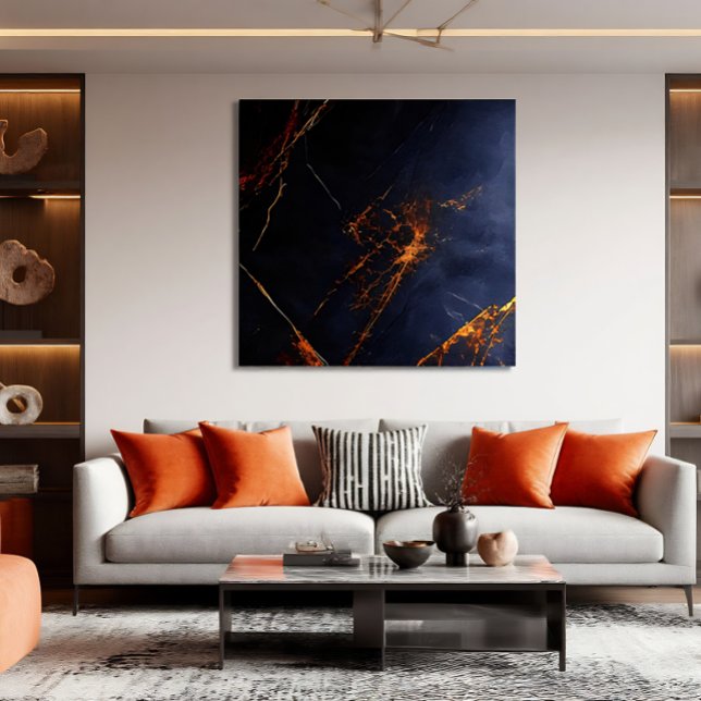 Golden Fracture Canvas Print (Creator Uploaded)