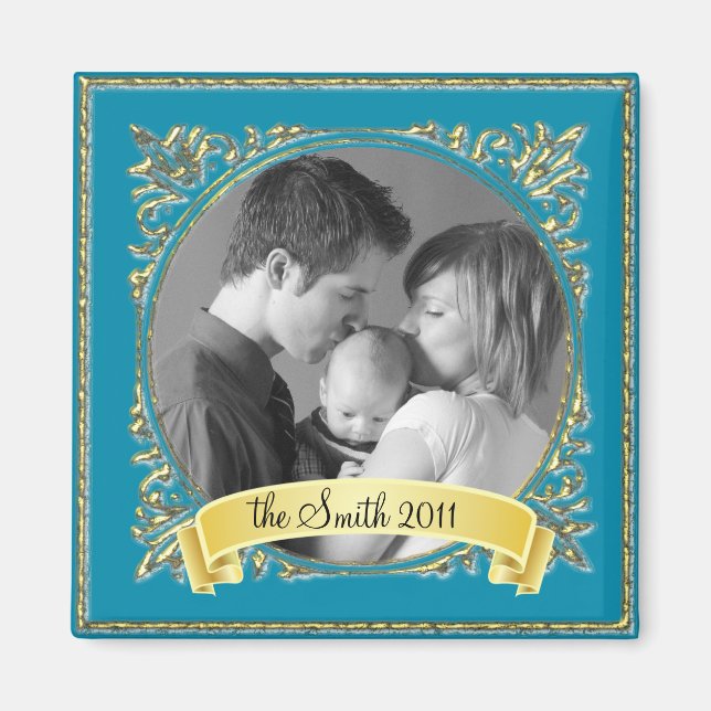 Golden Frame Magnet (Front)