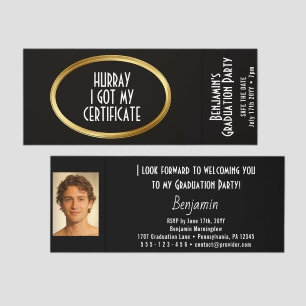Golden Frame - Oval Shape 5 + your text & photo Raffle Tickets