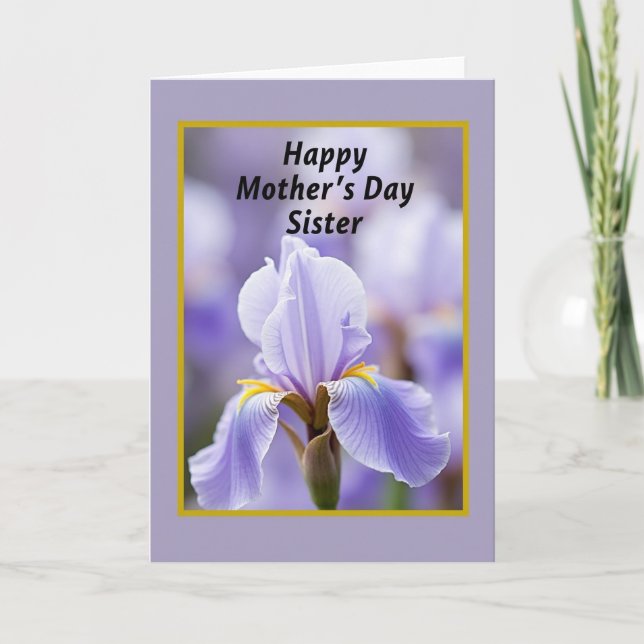 Golden Framed Mothers Day Card (Front)