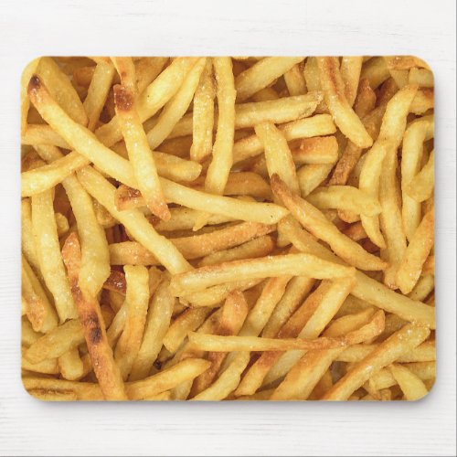 Golden French Fries Mouse Pad